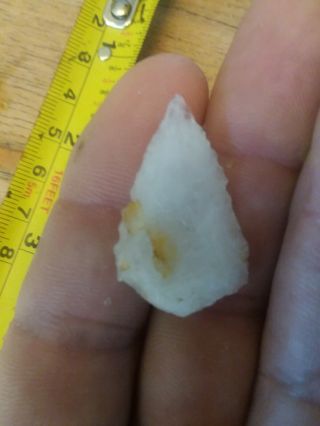 Authentic Native American artifact rare quartz arrowhead 3