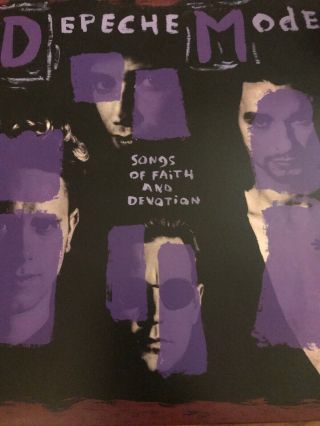 Rare Depeche Mode Songs Of Faith And Devotion Vinyl Lp Uk 93