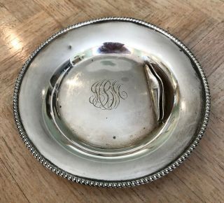 Unger Brothers Sterling Silver Calling Card Tray - 87.  4 Gr - Scrap?