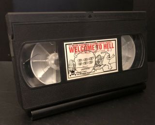 Welcome To Hell Vhs 3 Toy Machine Bloodsucking Skateboard Rare No Cover