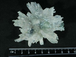 A Very Rare Quartz Crystal FLOWER Cluster From Brazil 58.  4gr e 3