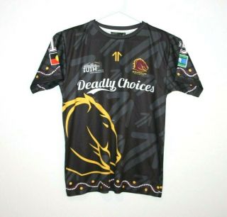 Brisbane Broncos Deadly Choices Rare 15 Jersey Shirt Size Men 