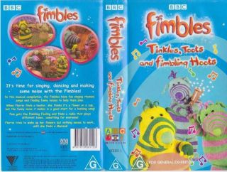 Fimbles Tinkles,  Toots And Fimbling Hoots Vhs Pal Video A Rare Find