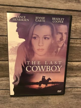 The Last Cowboy Dvd - Lance Henriksen,  Jennie Garth,  Bradley Cooper Rare Vg