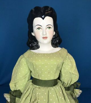 Vintage Standard Company Scarlett O’hara China Doll 18 " Porcelain Head Rare