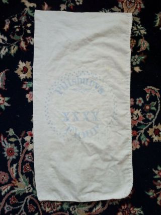 Vintage Antique Pillsbury Flour Mills Fabric Feed Sack