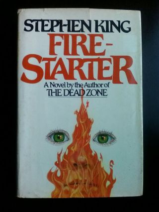 Rare Oop Htf 1980 1st Edition Halloween Horror Book Firestarter Stephen King