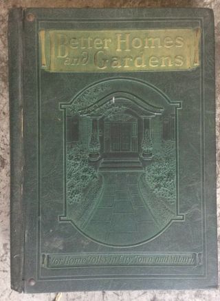 Antique Better Homes And Gardens Full Year 1929 Bound Price