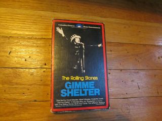 Gimme Shelter Beta Tape Rolling Stones Columbia Rare Music