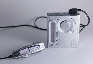 Rare Sony Mz - G755 Personal Minidisc Player With Rm - Mz1t Remote Am/fm Radio