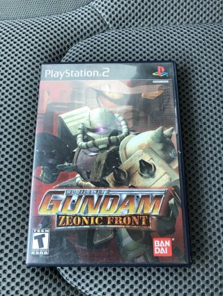 Mobile Suit Gundam Zeonic Front (sony Playstation 2) Ps2 Rare Game