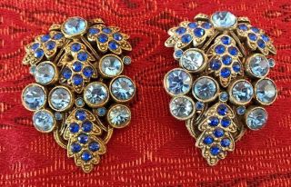 Antique Dress Clips Blue Stones L/n Little Nemo 1 With Issues