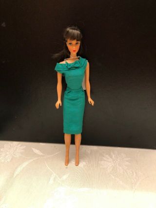1966 Barbie - Long Dark Hair Doll,  11 1/2 Inch -