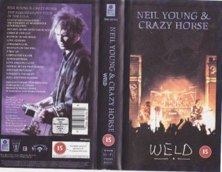 Neil Young And Crazy Horse Weld Vhs Pal Video A Rare Find