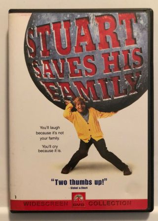 Stuart Saves His Family (dvd,  2001,  Sensormatic) W/ Insert Rare Oop