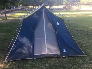 Rare Vintage Outdoor Venture Corp 10x8 Canvas Cabin Tent Shelter 60s 70s W/ Vtg