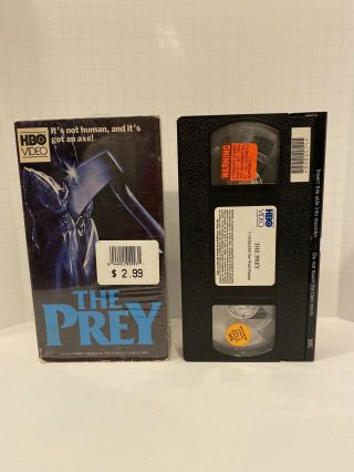 The Prey (1983) Horror Vhs - Rare Htf Slasher Lori Lethin - World Pictures