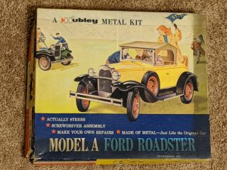 Vintage Hubley Metal Kit Model A Ford Roadster