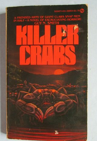 Killer Crabs By Guy Smith - Classic Horror - Rare First Edition 1979