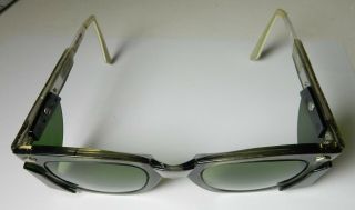 Vintage Sellstrom Usa Shaded Adjustable Temples Safety Glasses W/ Side Shields