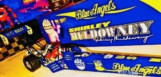 Nhra Shirley Muldowney 1:24 Diecast Blue Angels Top Fuel Dragster Nitro “rare”