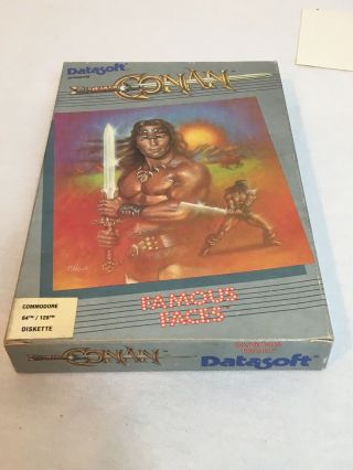 Conan Commodore 64 C64 Complete Rare 2