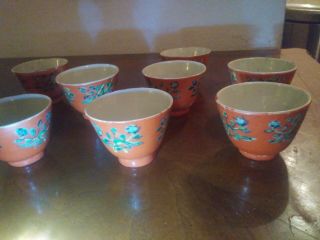 antique chinese nyonya straits peranakan tea cups 3