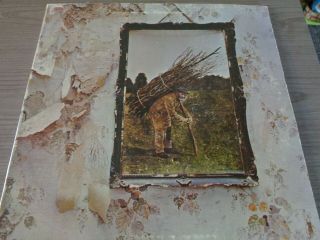Rare Led Zeppelin Iv (4th Album) Black Dog Vinyl Record