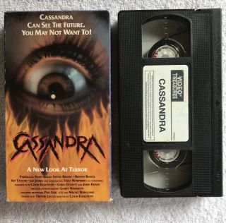Cassandra Vhs 1987 Rare Horror Collectible Cult Oop