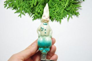 Rare Rabbit Bunny Vintage Russian Ussr Glass Christmas Ornament Decoration