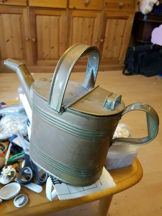 Antique Large Brass Or Copper Kettle