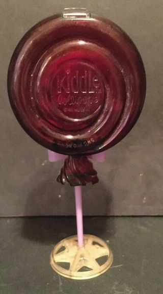 Vintage Liddle Kiddle Lollipop Grape With Stand Mattel 3