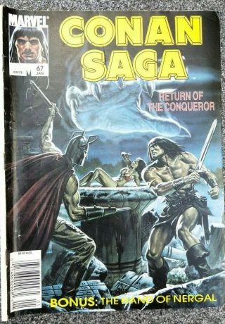 Conan Saga 67 Marvel Comics Australian Price Variant Rare