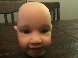 Rare Vintage Pat Secrist Jillybean,  1997 Baby Girl Doll Head