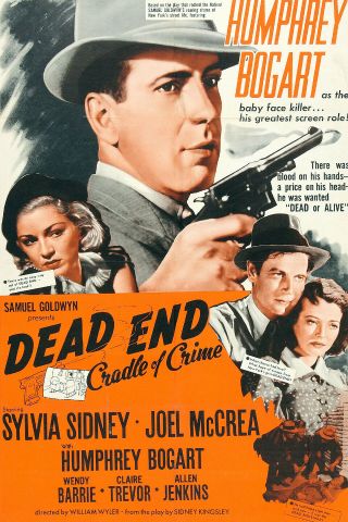 16mm Dead End (1937).  Rare B/w Film Noir Feature Film.