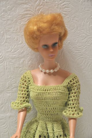 1963 Barbie Doll Best Friend Midge Bubblecut Hair w Clothes Rare Vintage Mattel 3