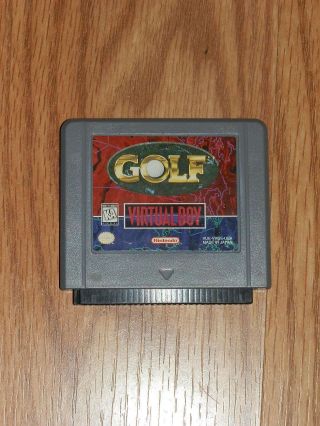 Golf For Nintendo Virtual Boy Rare L@@k