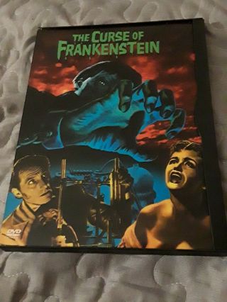 The Curse Of Frankenstein (dvd,  2002) Rare 1957 Anamorphic Snapcase,