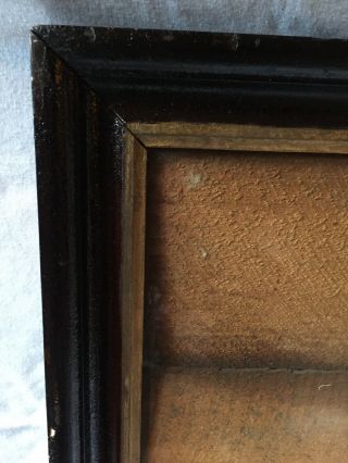 Antique Wood Picture Frame Gilded 20 1/2 