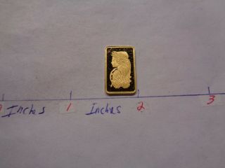 2.  5 Grams Pamp Suisse Horn O Plenty Lady Switzerland 999.  9 Gold Bar Rare Size B