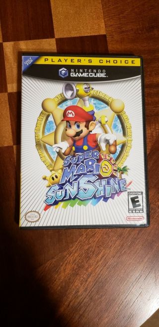 Mario Sunshine Nintendo Gamecube Rare Game L@@k
