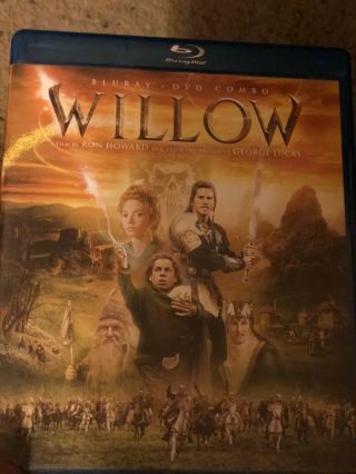 Willow (blu - Ray/dvd,  2013,  2 - Disc Set) Rare & Oop,