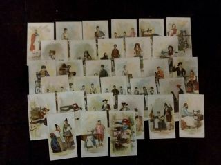 Antique Singer Sewing Machine Trade Cards (31) – National Dress Costumes 1892