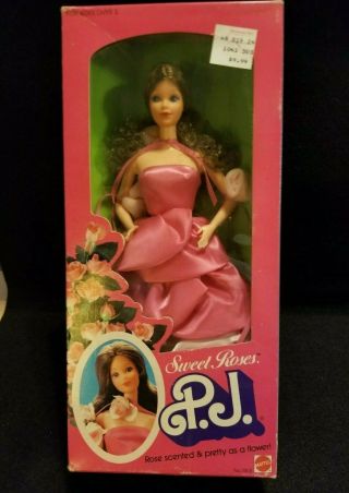 Vintage 1983 Mattel Sweet Roses Pj (barbie) No 7456