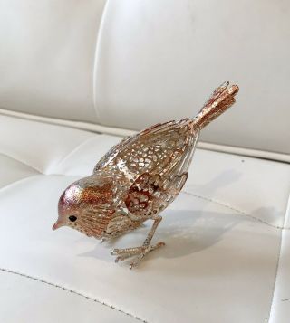 Christofle France Bird Figurine Lumiere D 