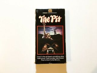 The Pit 1981 Vhs Tape Rare Horror Sci - Fi Embassy Home Entertainment