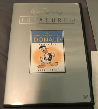 Walt Disney Treasures The Chronological Donald 1934 - 1941 Rare 2 - Dvd Set Vol.  One