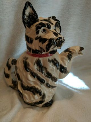 Rare Vintage Scottish Terrier Scottie Dog Ceramic Teapot