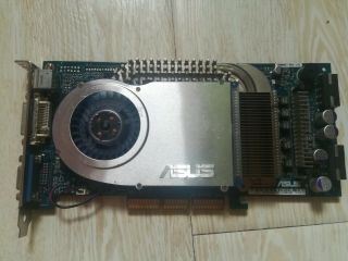Asus 6800gt Agp V9999gt 256mb\256bit Graphics Card.  Very Rare Agp Card