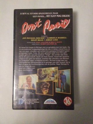 Don ' t Panic VHS English Spoken (Neatherlands) Home Video Rare and wonderful tape 2